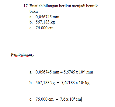 Contoh Soal Angka Baku Beserta Jawabannya Enak