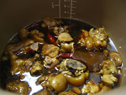 pressure trotters sour pork cooker cooked result