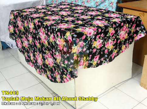 Taplak Meja Makan All About Shabby