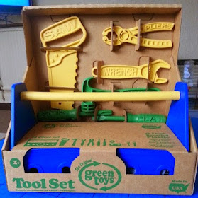 Green Toys Recycled Plastic Children's Tool Set Review age 2+
