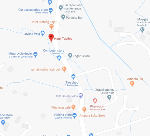 Detail Hotel Taufina Solok Brrrwisata Com