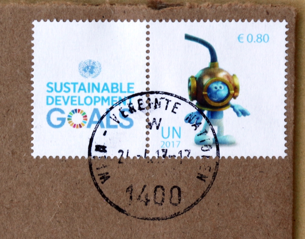 Mail Adventures Sunday Stamps U(nited Nations)