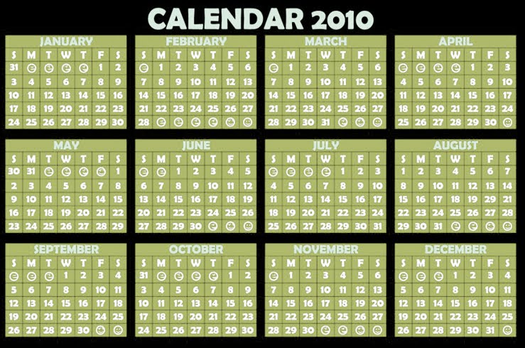 Download Wallpapers Free Year Calendar 2010