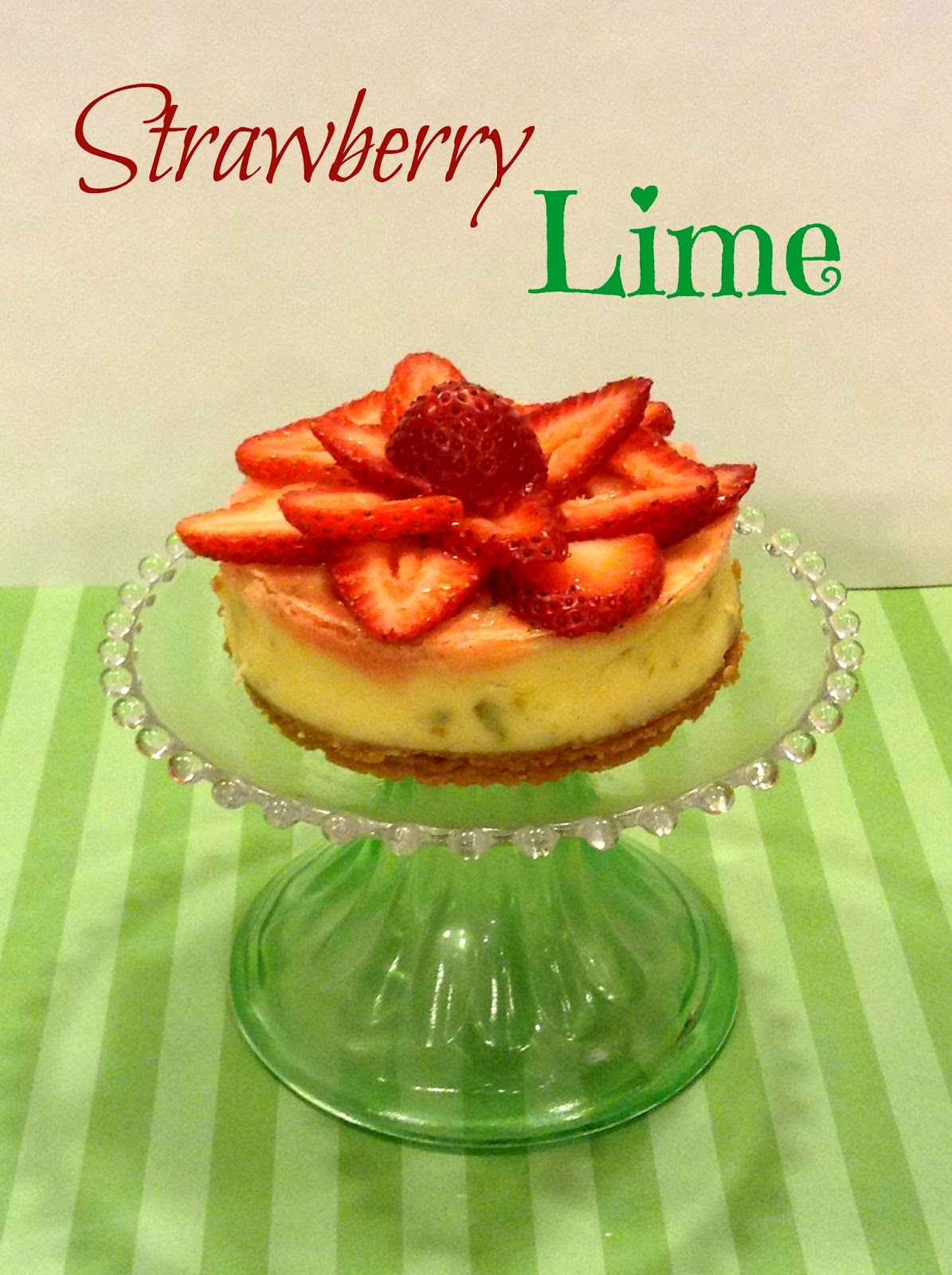 Strawberry Lime Margarita Cheesecake Crazy for Cookies and More