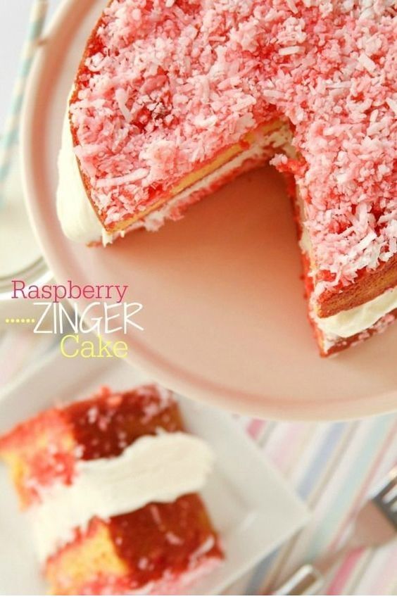 RASPBERRY ZINGER CAKE Recipe Notes