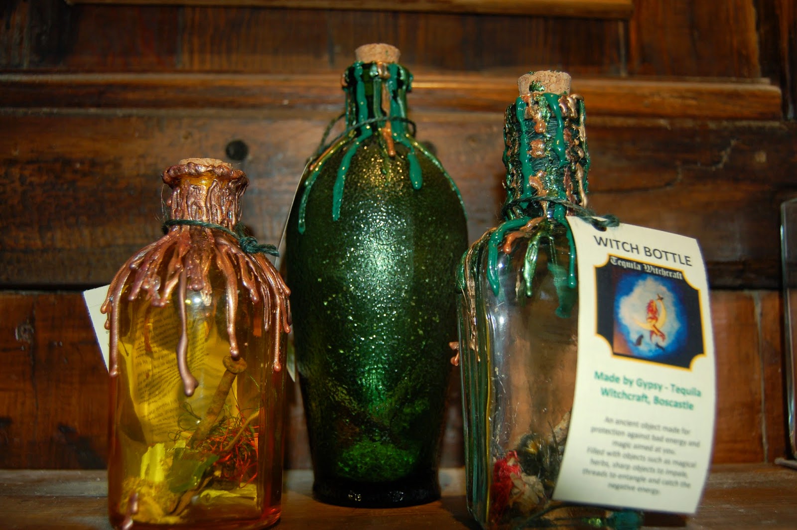 Museum of Witchcraft Diary New witch bottles in the Museum Shop