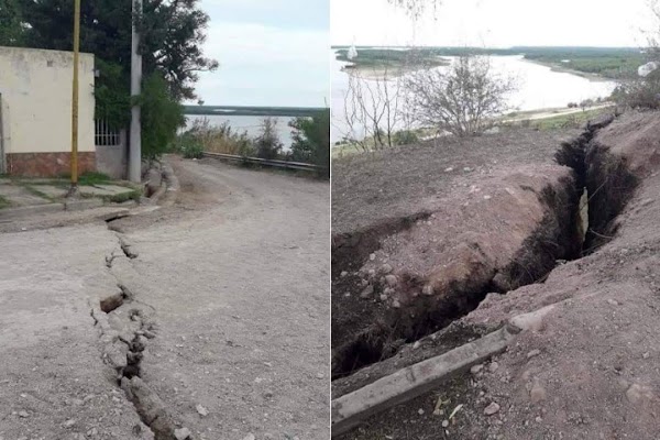 ( FOTOS ) Se Abren Grietas En Argentina. ( FOTOS ) Se Abren Grietas En Argentina.