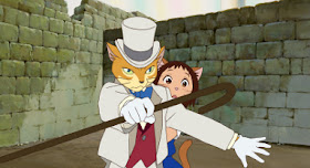 The Baron guards Haru The Cat Returns 2002 animatedfilmreviews.filminspector.com