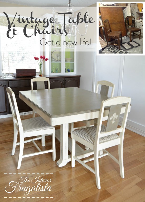 Vintage Dining Table Makeover