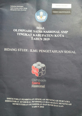 Soal OSN IPS SMP Tingkat Kabupaten Kota Tahun 2019