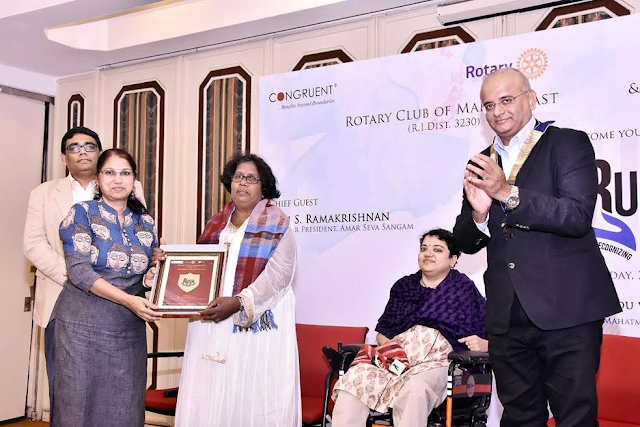 Rotary Club of Madras East Honors Three Unsung Heroes Rotary Club of Madras East Honors Three Unsung Heroes