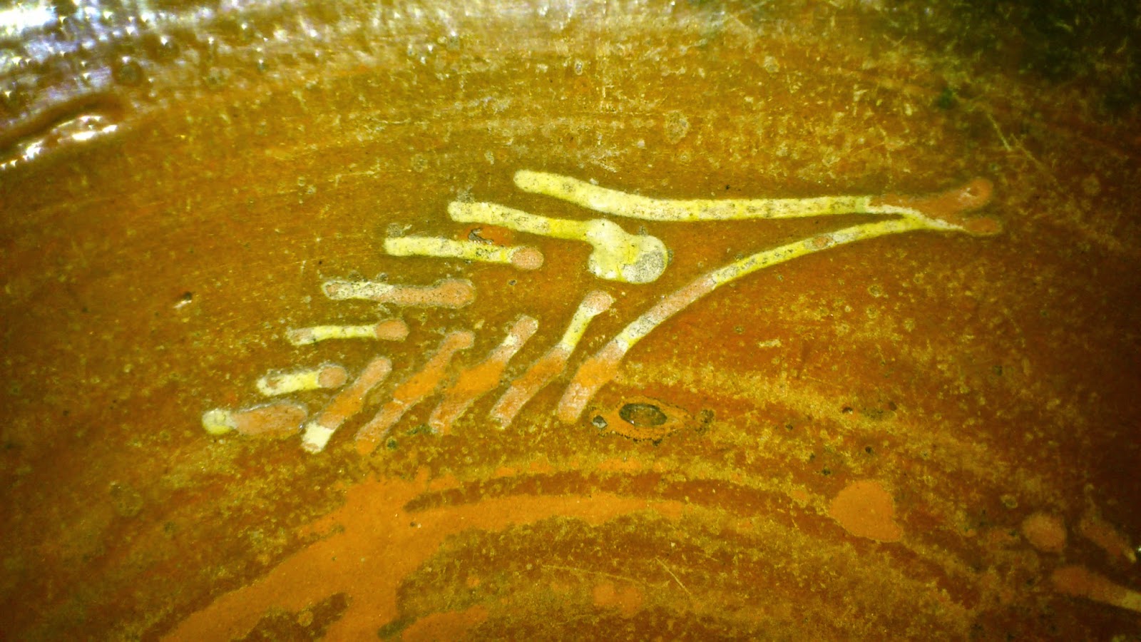 MADERA DE MINDI: Decorando un antiguo Lebrillo de barro