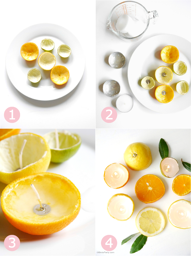 DIY Quick & Easy Citrus Candles Party Ideas Party Printables Blog