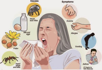 Las reacciones alérgicas más comunes