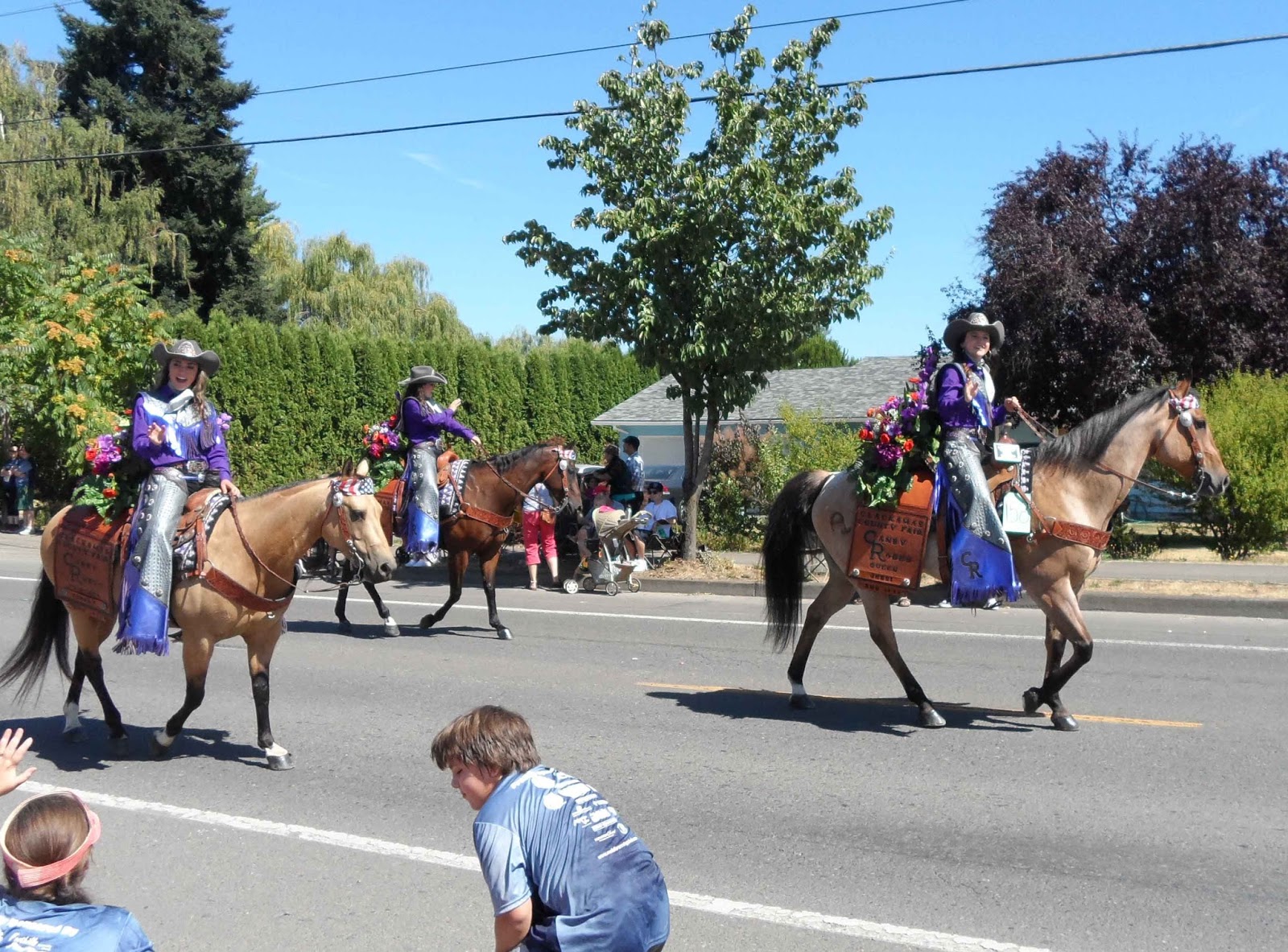 Liz and Brad's Big Adventures Molalla Freedom 5K... and a parade!