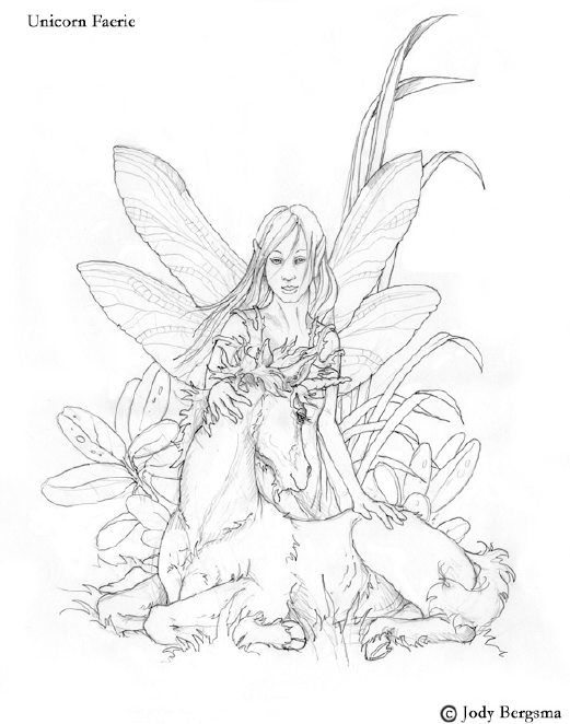 fairies and mermaids coloring pages - photo #3