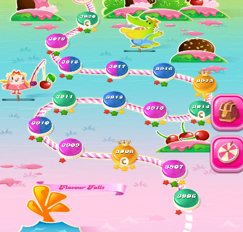 Candy Crush Saga level 3906-3920 Candy Crush Saga level 3906-3920
