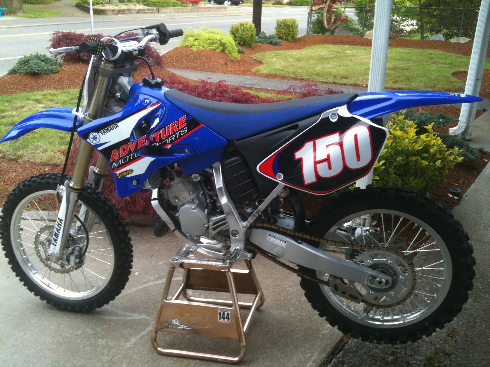 Yamalink Blog That No One Reads Doug's new YZ250 lowered with