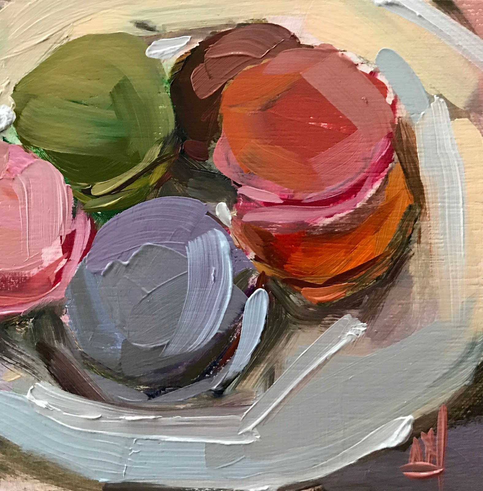 Angela Moulton S Painting A Day French Macarons Painting