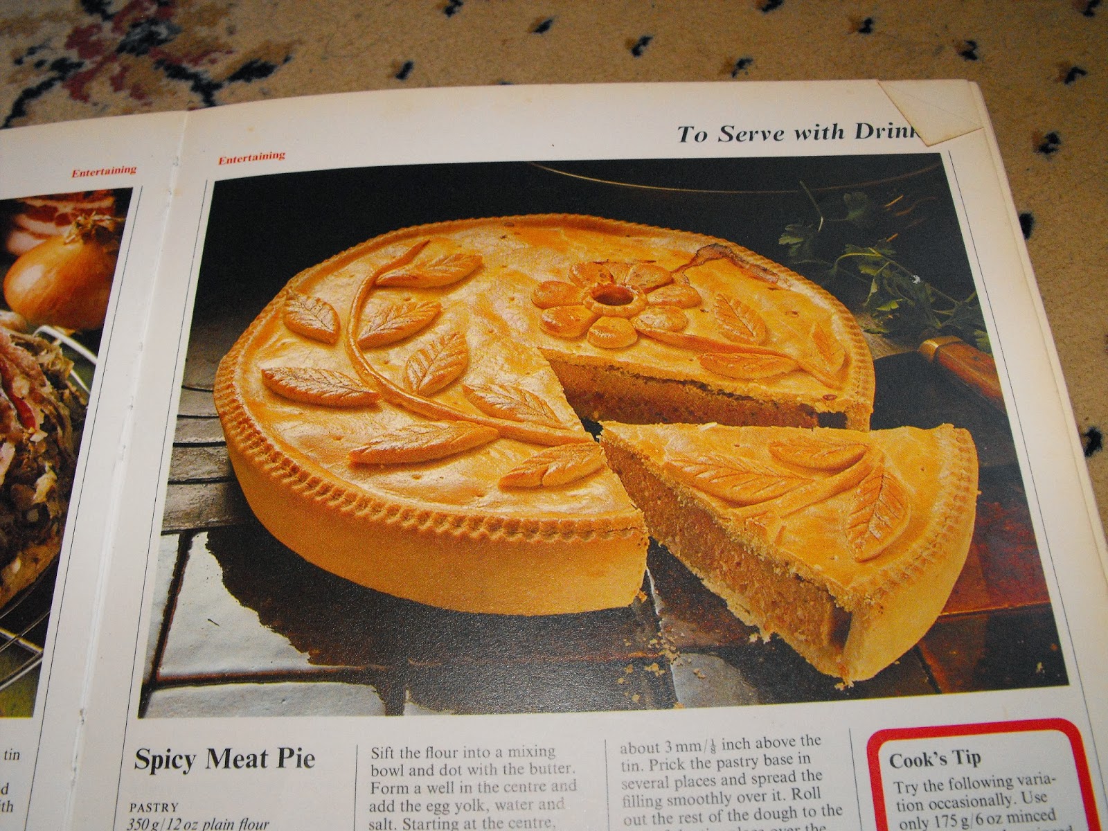 Codlinsandcream2 Spicy Meat Pie Recipe and today's boot sale bargains