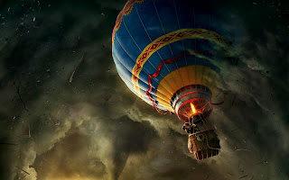 Oz The Great and Powerful Air Baloon HD Wallpaper