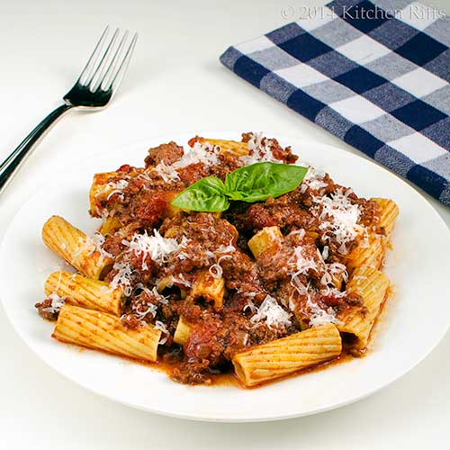 Italian Meat Sauce for pasta