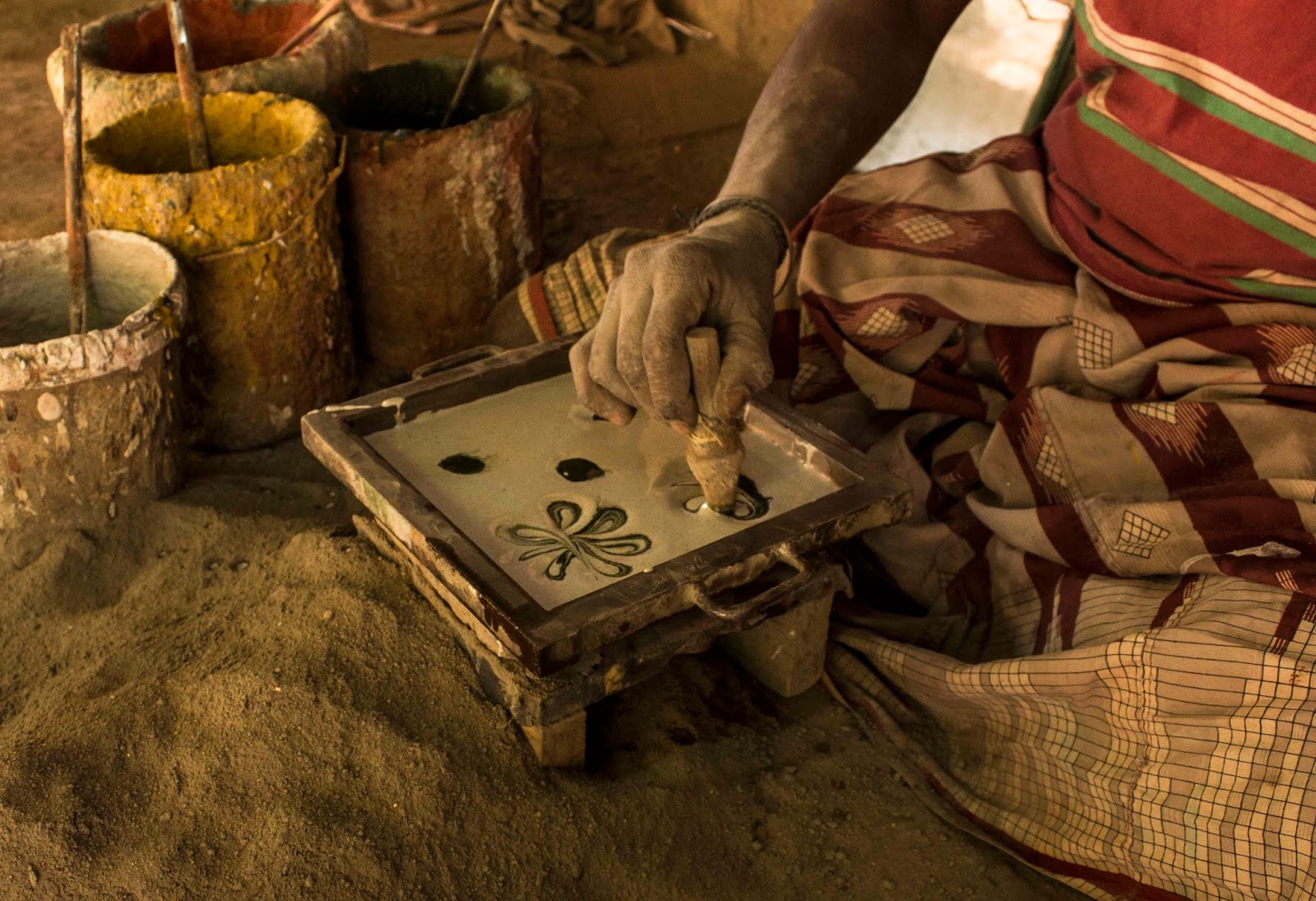Handmade tiles of Athangudi