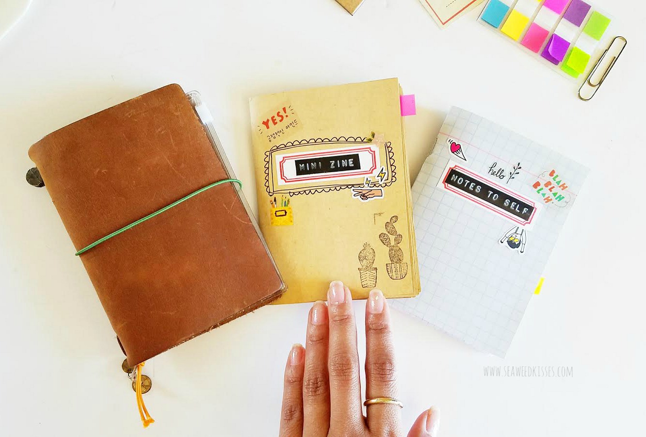 How I Make My Own Traveler's Notebook Inserts / Seaweed Kisses