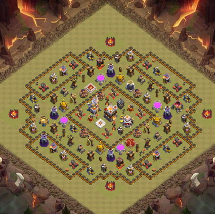 Base Town Hall 11 Clash of Clans Clan War