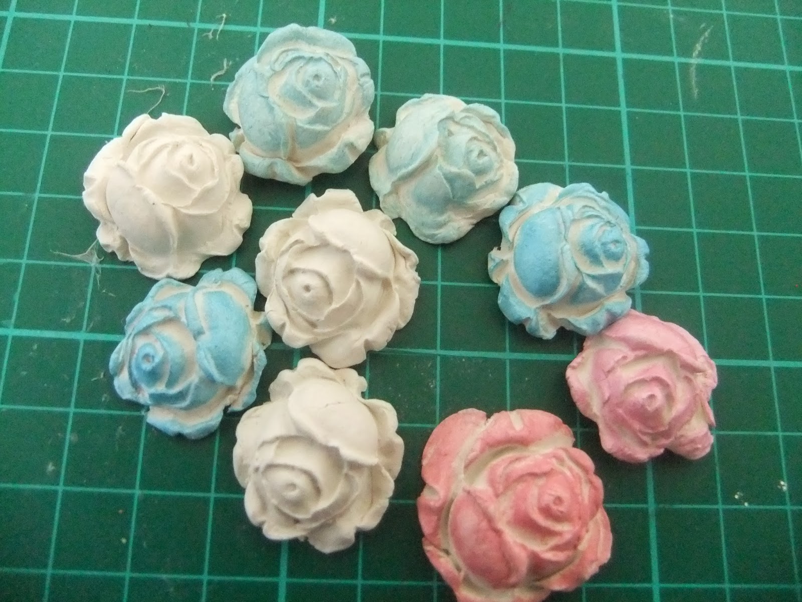 Handmade Flowers Glaore Quilled, fabric, clay flowers