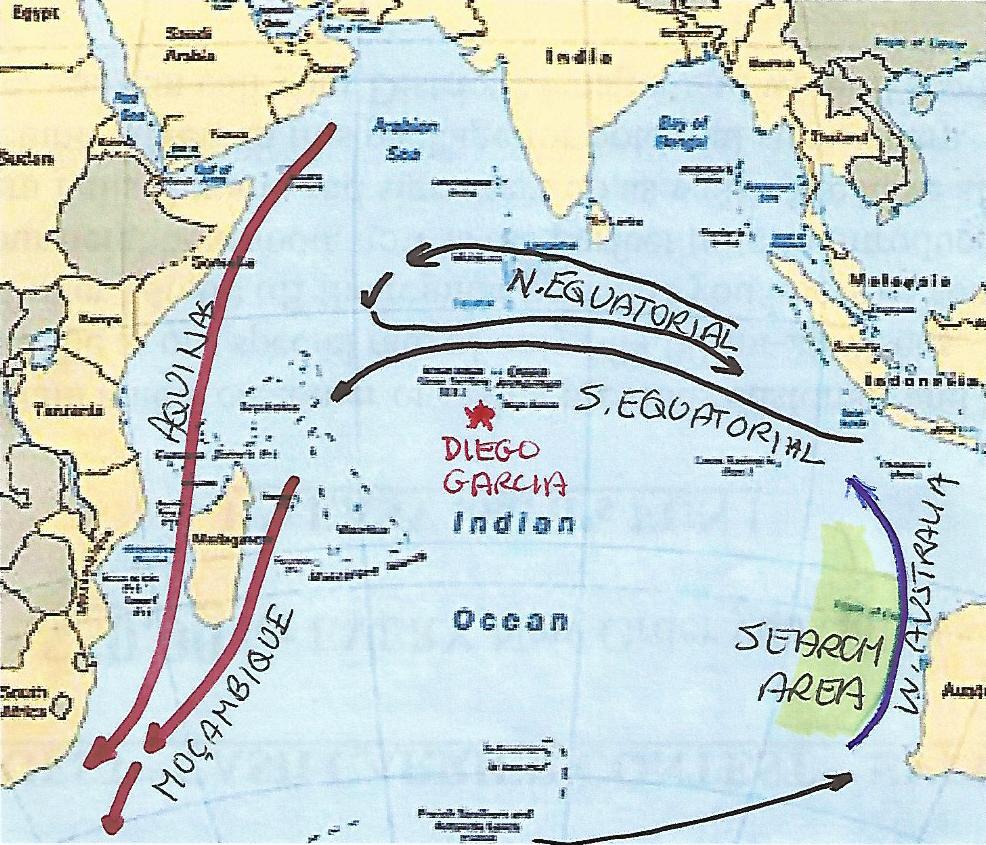 Выход в индийский океан. Карта течений индийского океана. Морские течения индийского океана. Indian Ocean currents. Рейд в индийский океан 1942.