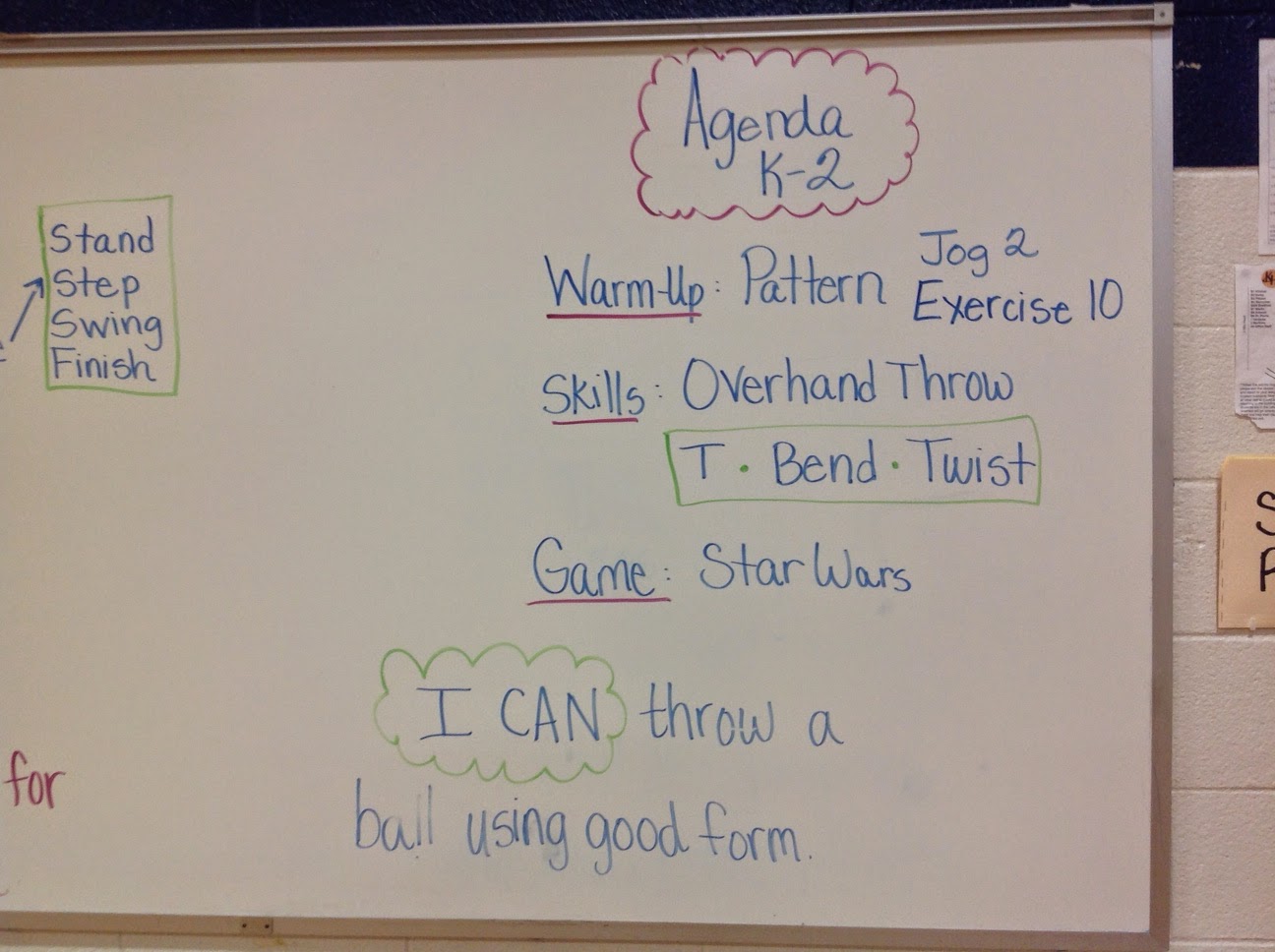 Carly's PE Games: Pattern Warm-Up, Volleyball, and Overhand Throw