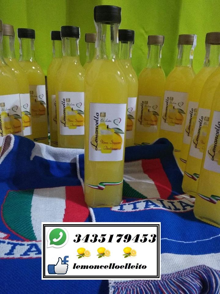 Limoncello hecho por Leo Mulé, de los sicilianos de Paraná