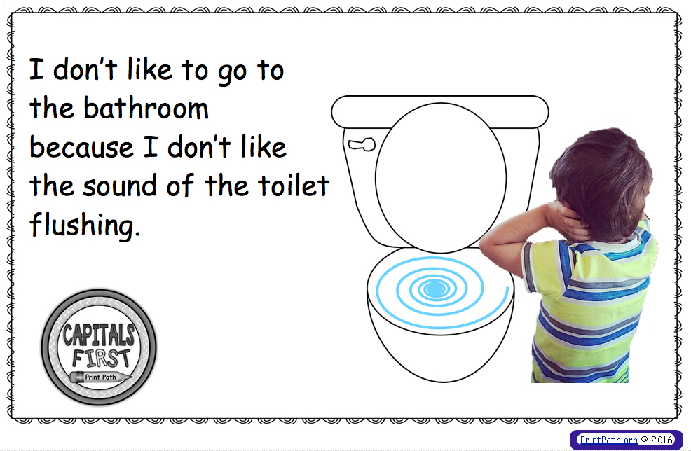 Capitals First! by Print Path Autism Learning to Use a Public Restroom Tips for Parents and