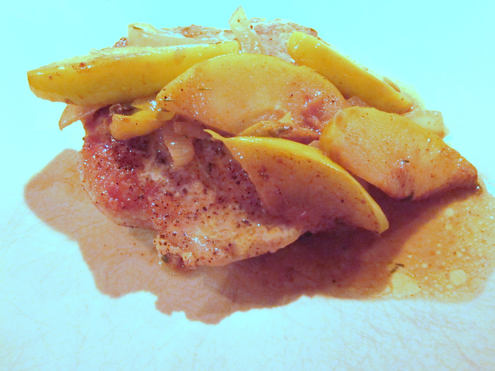 Whippet Up! Pork Chops in SpicedApple Pan Sauce