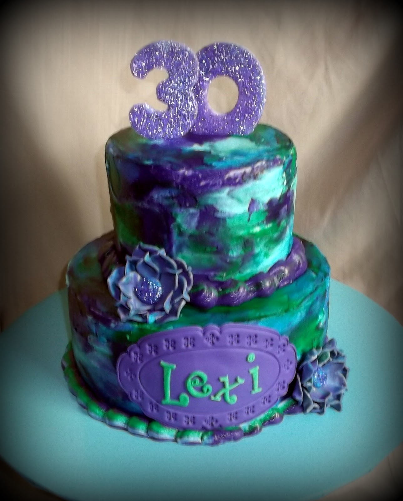 Top more than 131 blue watercolour cake super hot in.eteachers