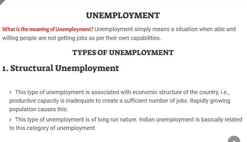 Unemployment - Unemployment in India