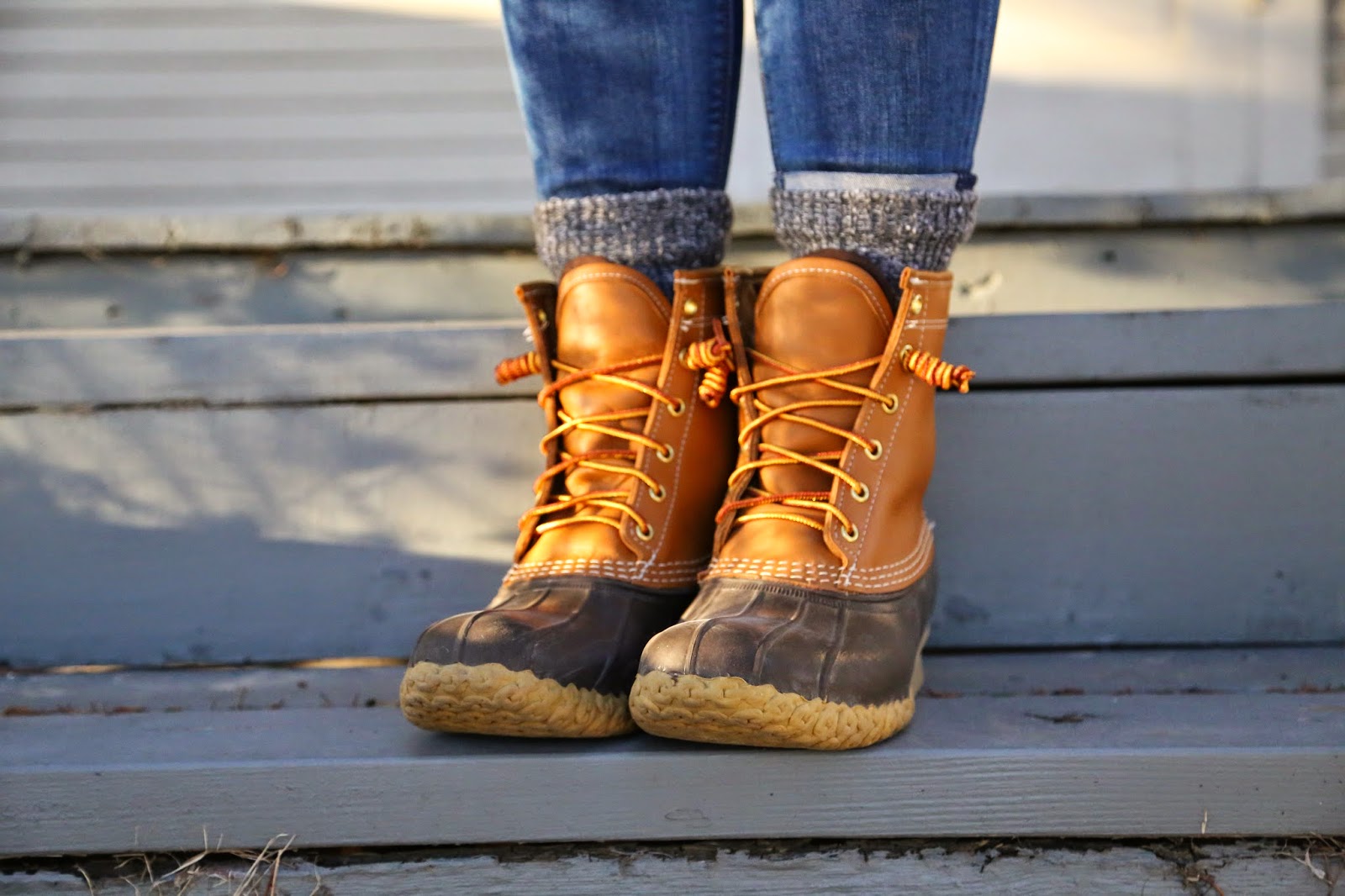 Anna Christina Winter Socks + Duck Boots