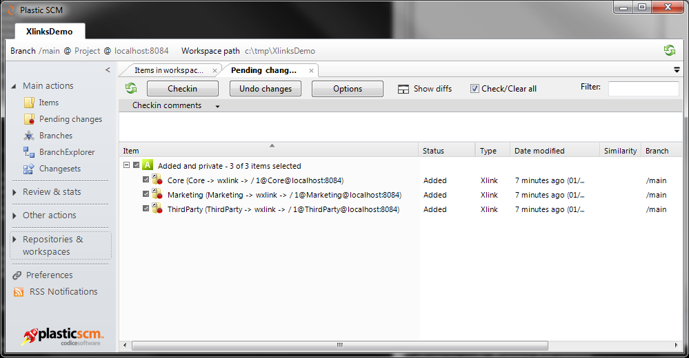 Plastic SCM blog How to link repositories using Xlinks