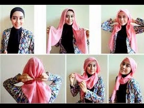 Tutorial pakai model model kerudung terbaru