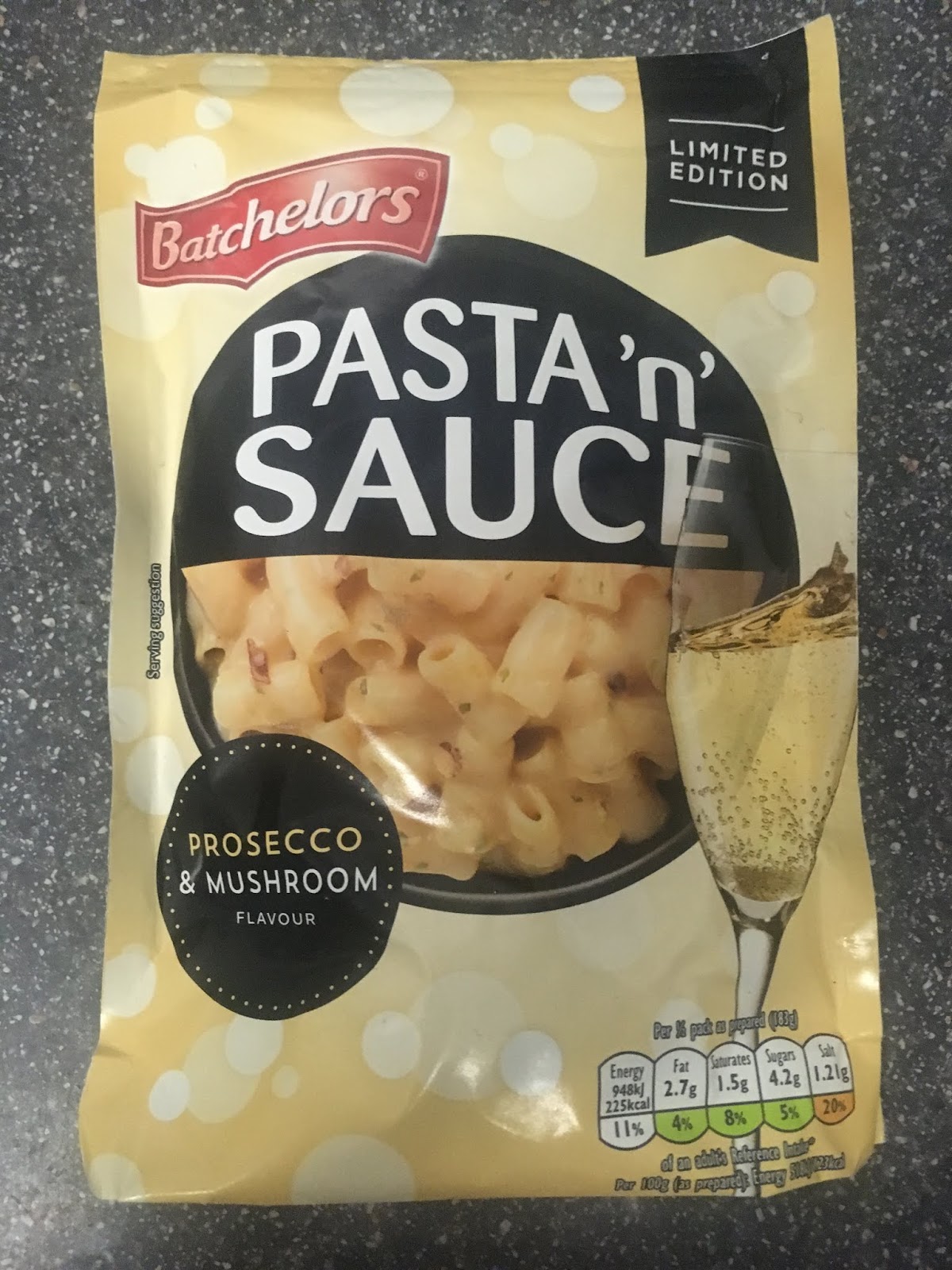 A Review A Day Today's Review Batchelor's Pasta 'n' Sauce Prosecco