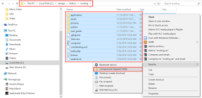 Cara upload CodeIgniter ke Hosting folder root project codeigniter