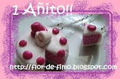 sorteo en flor de fimo