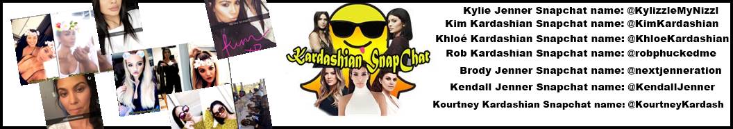 Kardashian SnapChat 