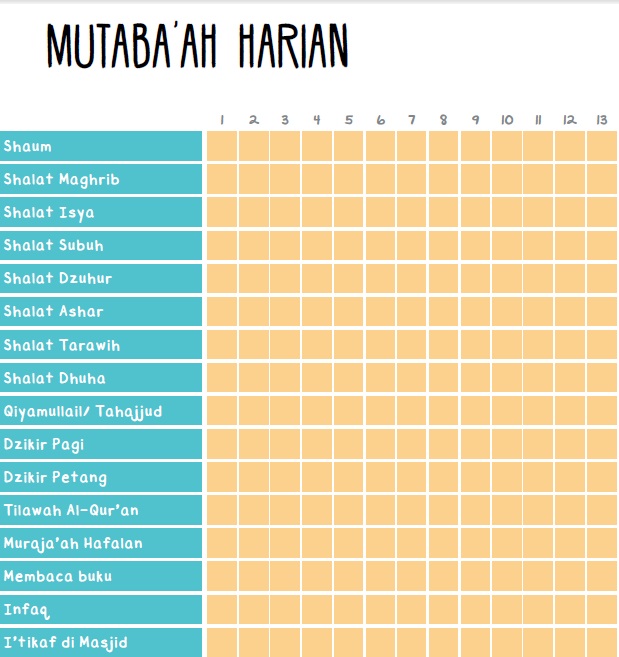 Download Ebook Jurnal Ramadhan Kumpulan Pelajaran
