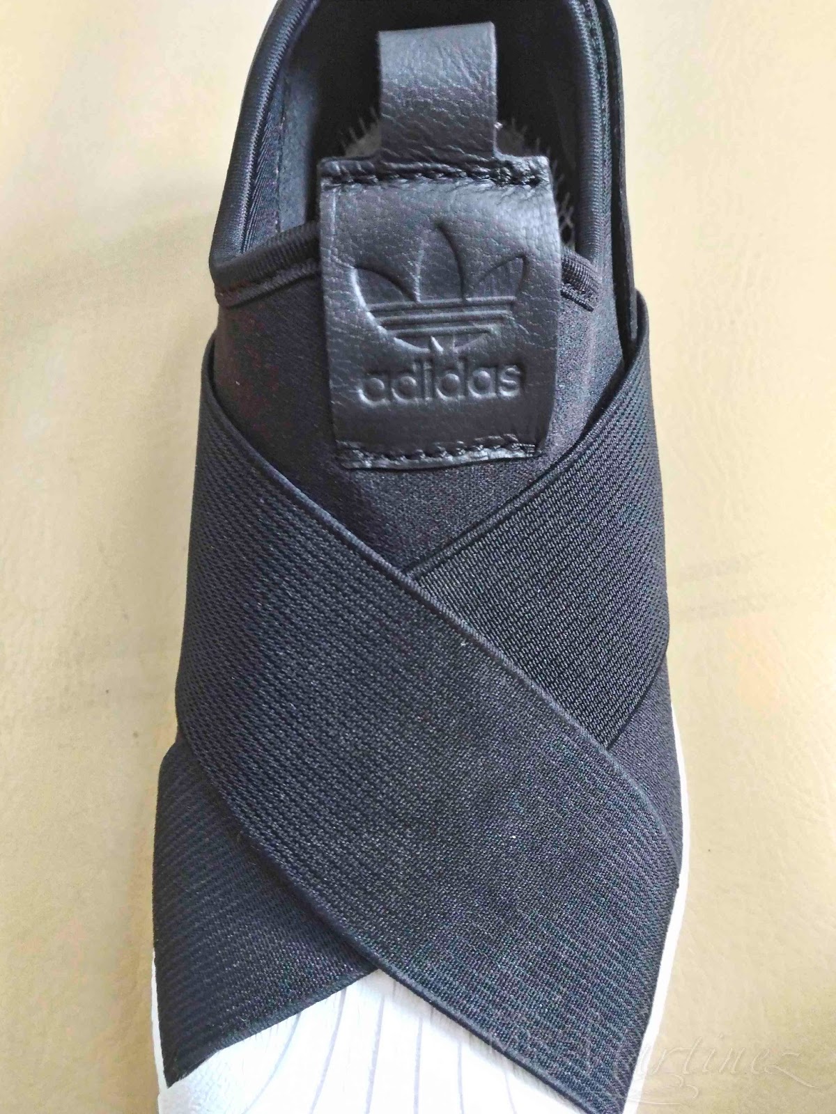 adidas slip on authentic feet
