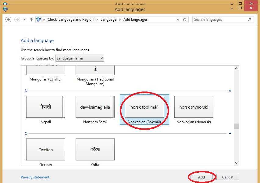 Norsk saga Install and use a Norwegian keyboard on Windows