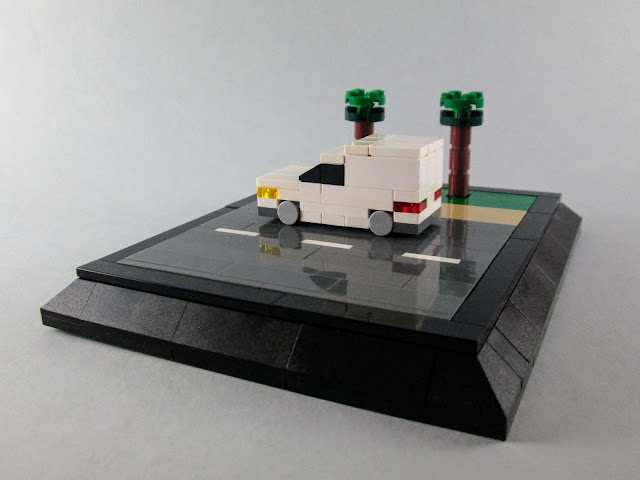 MOC LEGO Carrinha branca 3 wide 