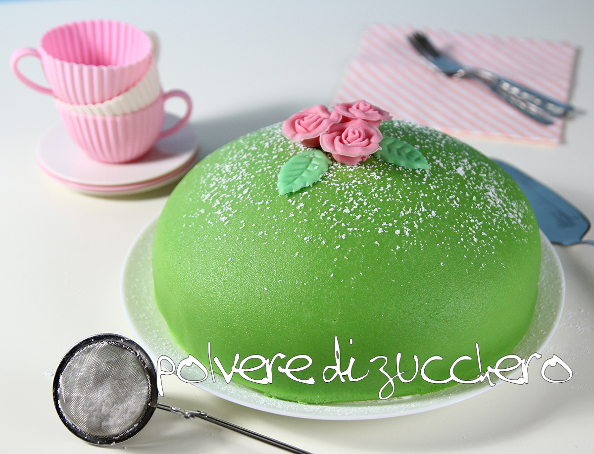 dolcidee cameo paneangeli cake design polvere di zucchero tutorial passo a passo princess cake prinsesstårta ricetta torta della principessa