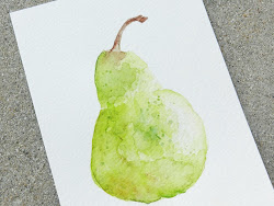 watercolor watercolour pear easy paint painting still tutorials beginners pears tutorial technique texture engh